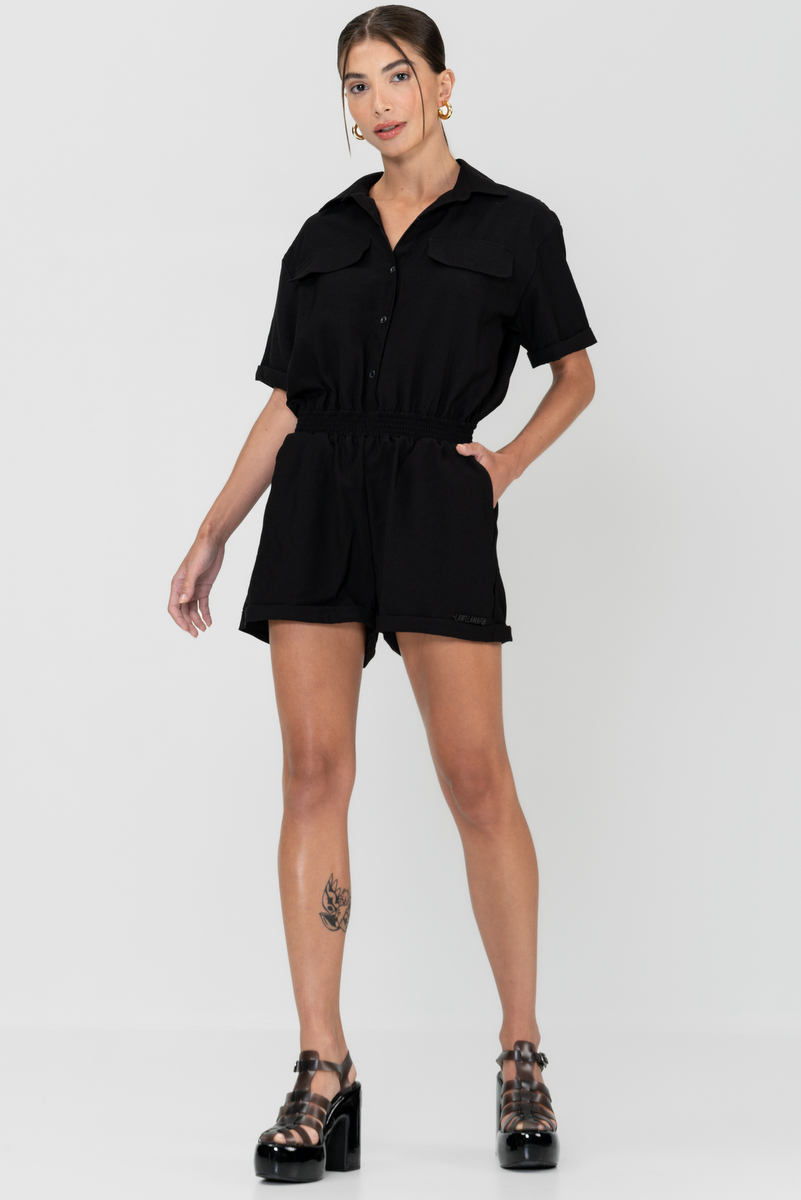 Labellamafia - Romper Elementary Black Labellamafia - 30756