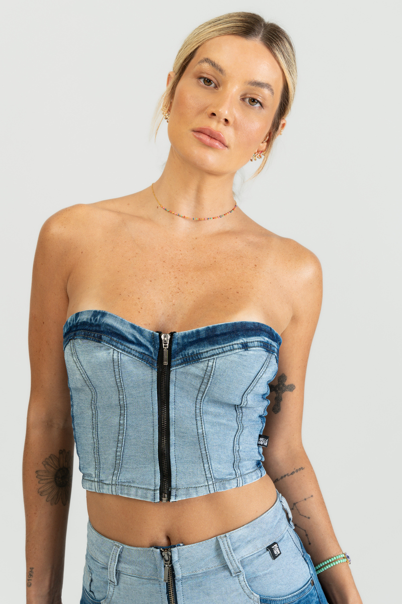 Labellamafia - Labellamafia Denim Jean Shorts - 29692