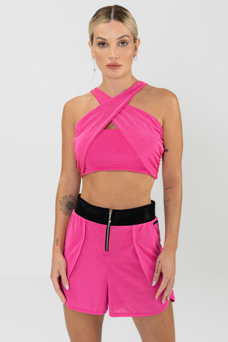 Labellamafia - Set Top and Shorts Involve pink Labellamafia - 29778