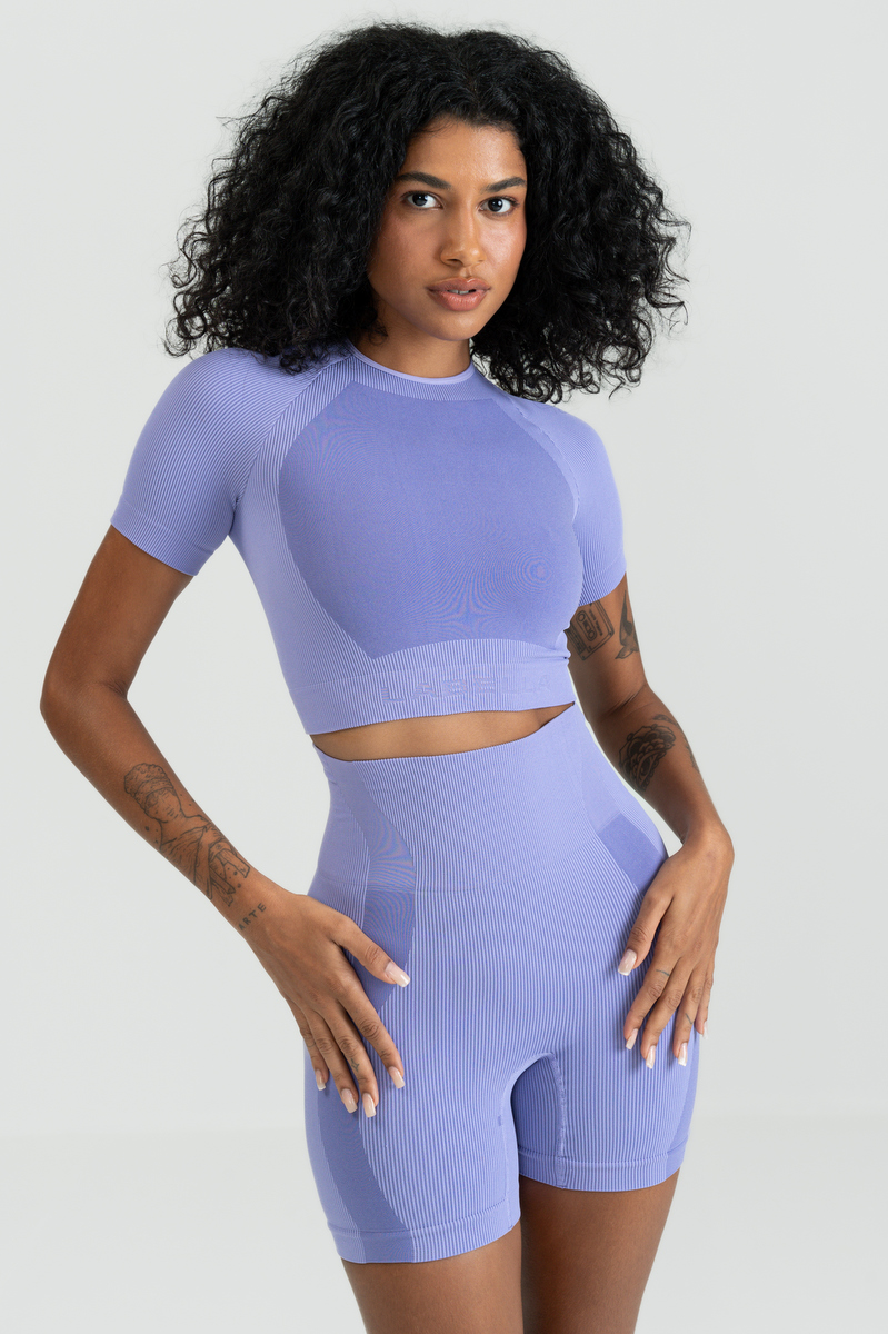 Labellamafia - Cropped Seamless Lilás Labellamafia - 32515