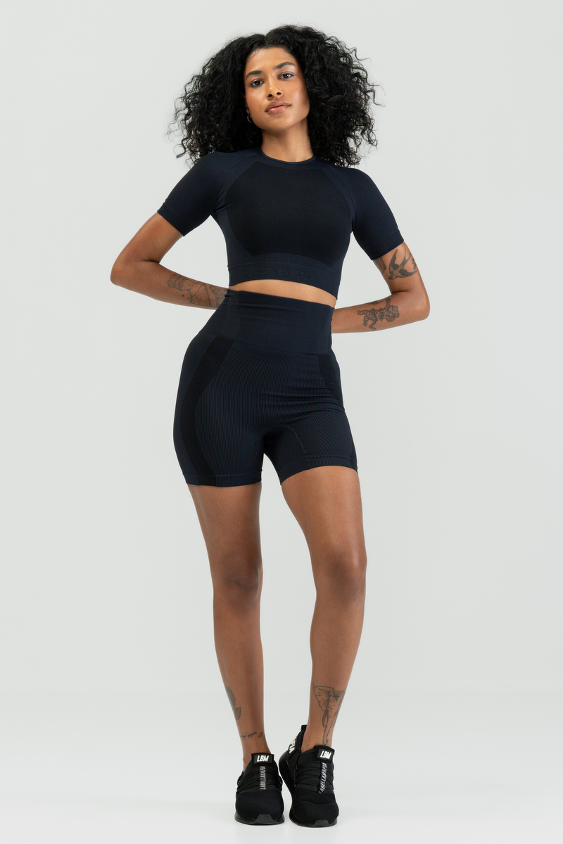 Labellamafia - Shorts Seamless Preto Labellamafia - 32522