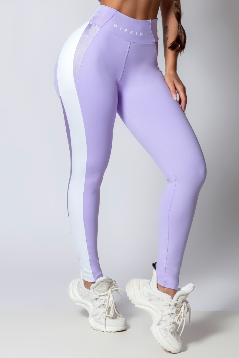 Hipkini - Sporty Style Lilac Leggings with Cutouts - 33330276