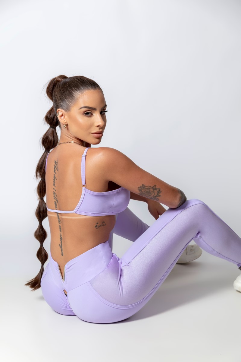 Hipkini - Lilac Sporty Style Legging - 33330274