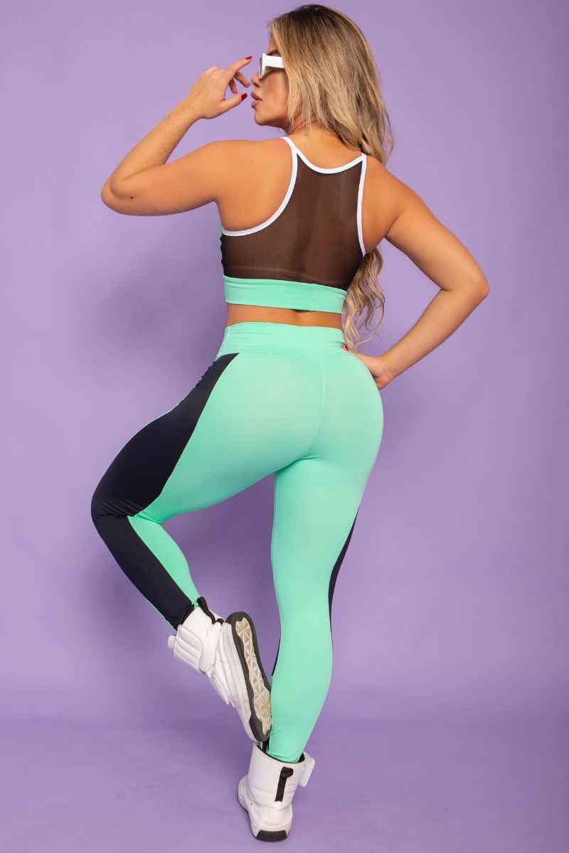 MADAME HARDCORE - LOJA VIRTUAL - LEGGINGS ACTIVE MENTA - MH - LG.BG002.M0004.C0012