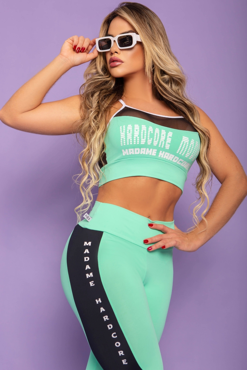 MADAME HARDCORE - LOJA VIRTUAL - LEGGINGS ACTIVE MENTA - MH - LG.BG002.M0004.C0012