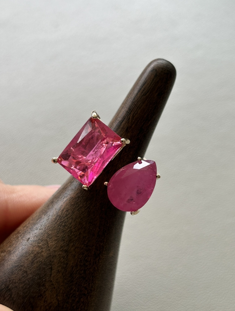 Mikabe - Pink Fusion Party Ring - MK1675