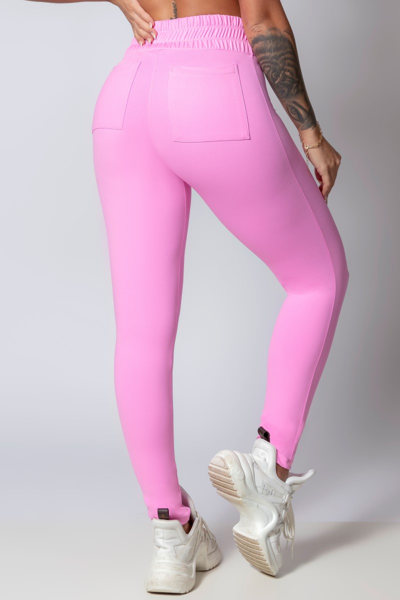 Hipkini - Calça Sporty Style Rosa - 33330269