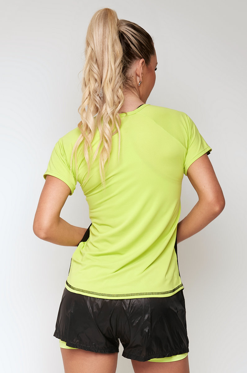 Lets Gym - Shirt M/C Dinamic Lime - 2164LM