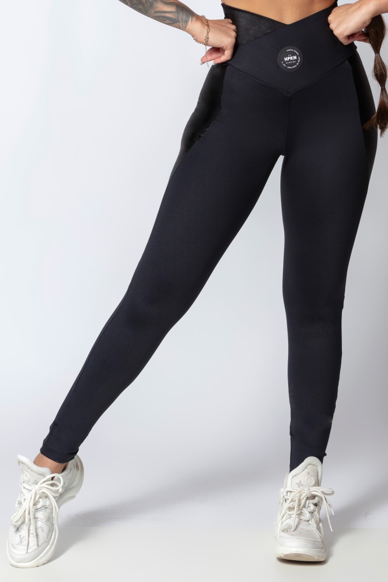 Hipkini - Black Sporty Style Leggings - 33330263