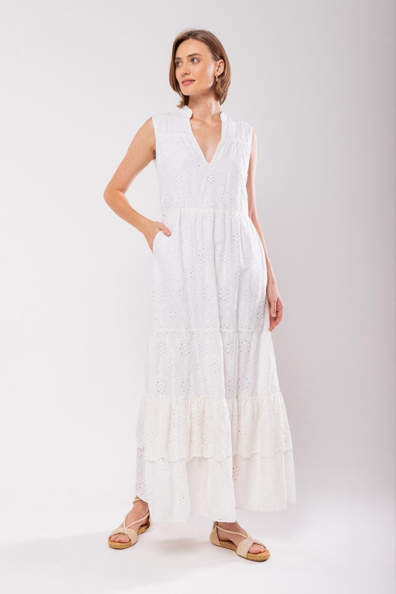 Hidrogênio - 3 MARIAS DE LAISE DRESS / LINING MILANO OFF WHITE - 19849018