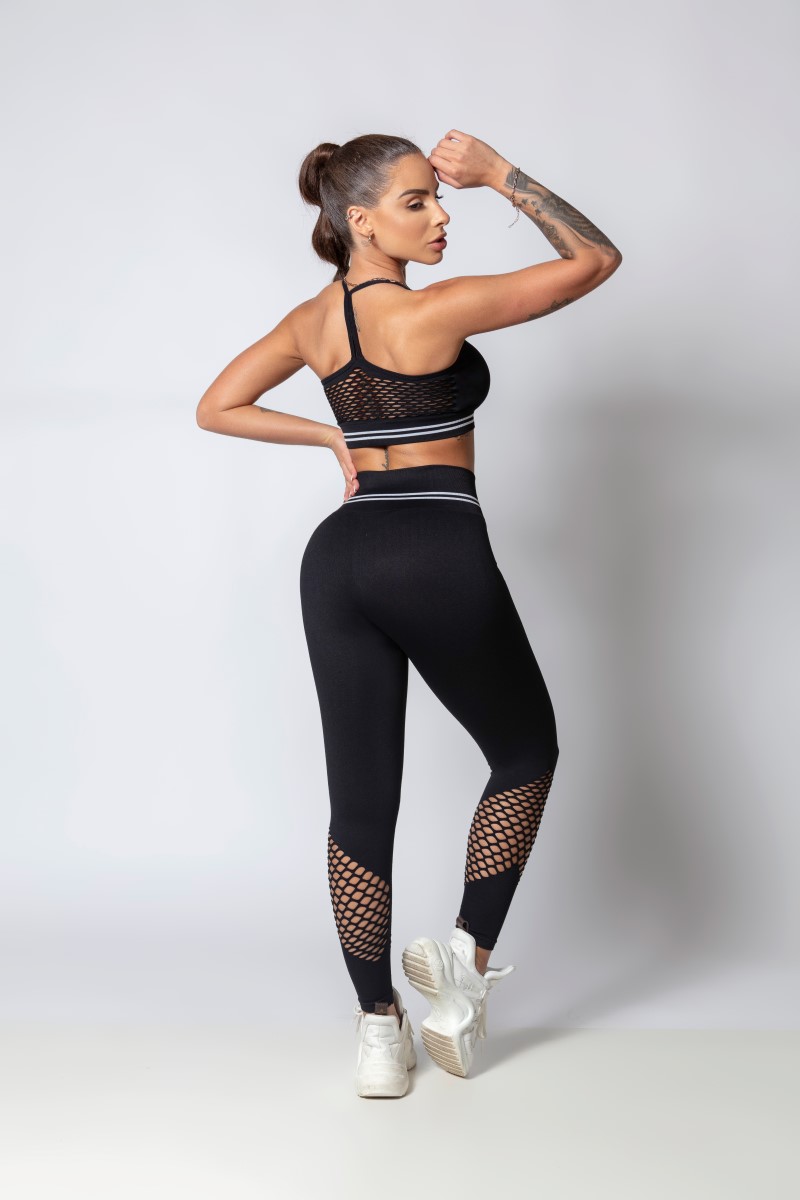 Hipkini - Black Sporty Style Top with Cutouts - 33330282