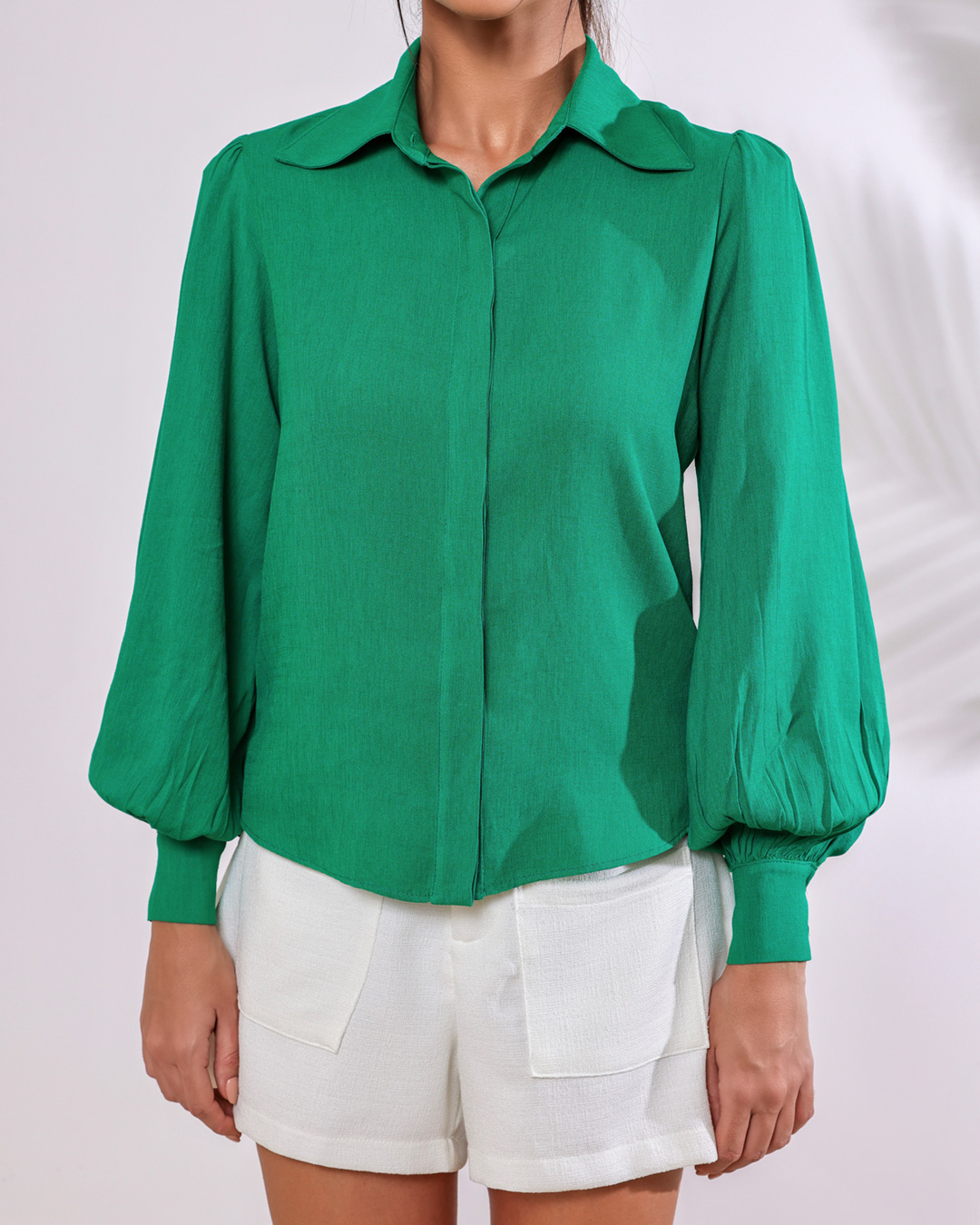 Dot Clothing - Camisa Dot Clothing Balonê Verde - 2131VERDE