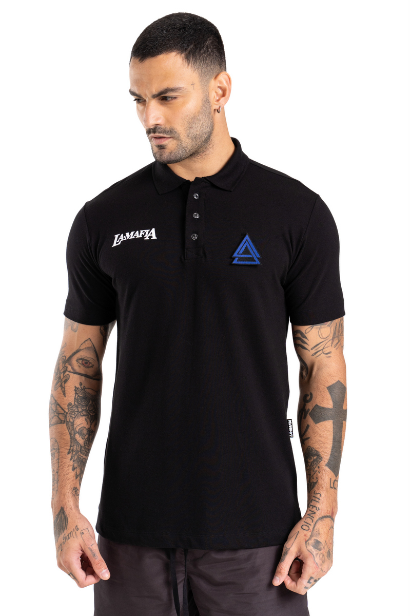 Lamafia - Camiseta Polo Lamafia Copa Preto - 26766