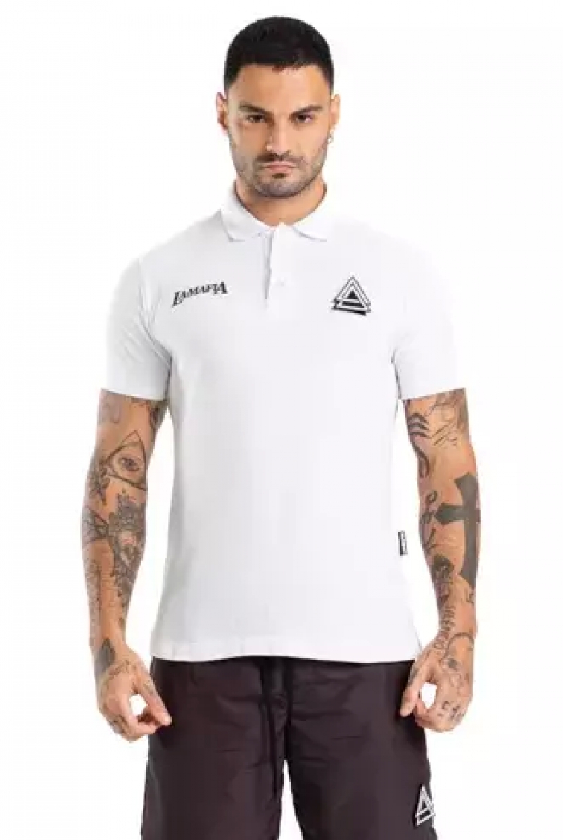Lamafia - Camiseta Polo Lamafia Copa Branco - 26765