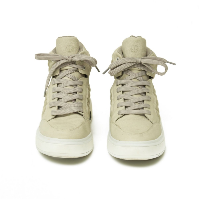Vestem - Basquiat Off White and Ecru Sneakers - TE25.C0140