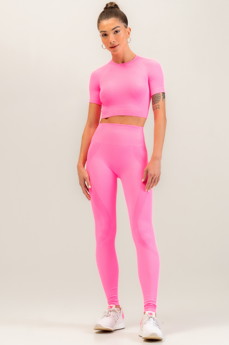 Labellamafia - Pink Labellamafia Seamless Legging - 32537