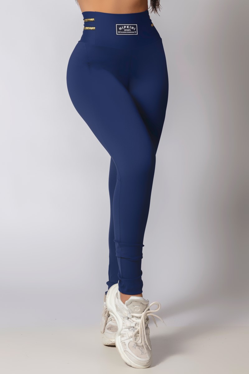 Hipkini - Legging Fresh  Azul com Recortes - 33330302