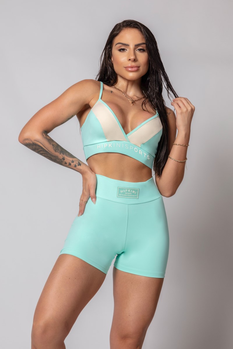 Hipkini - Shorts Fresh Verde Água - 33330316