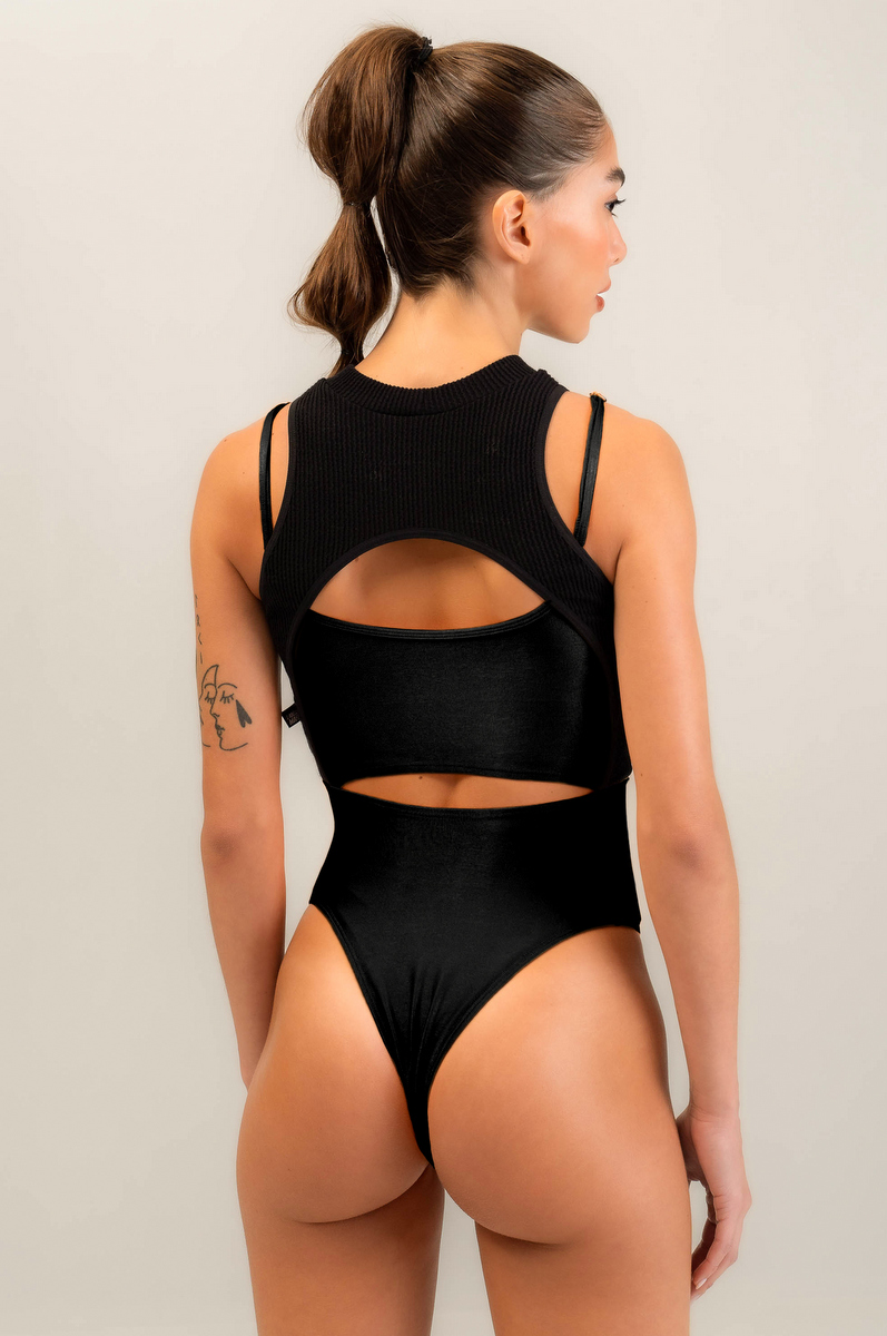 Labellamafia - Body Casual Sport Preto Labellamafia - 31494