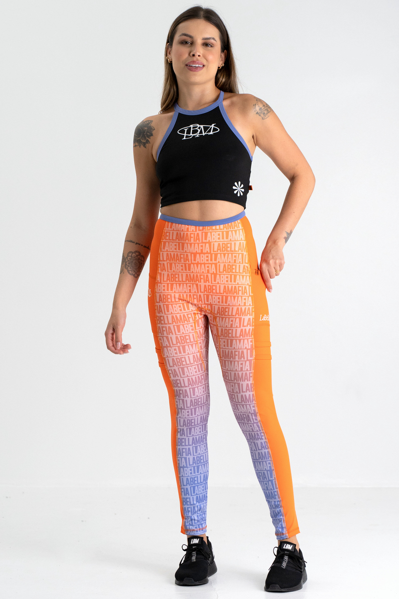 Labellamafia - Blue Labellamafia Beachsports Legging - 30680