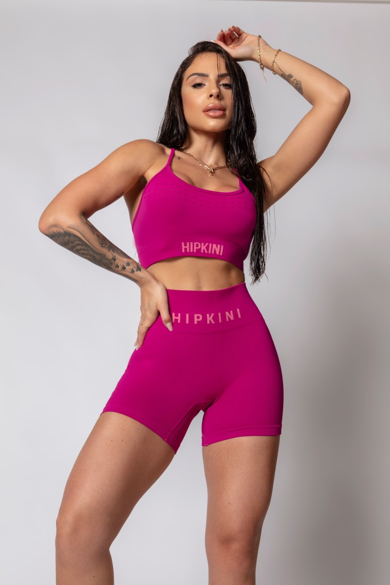 Hipkini - Shorts Fresh Seamless Rosa Chok - 33330328