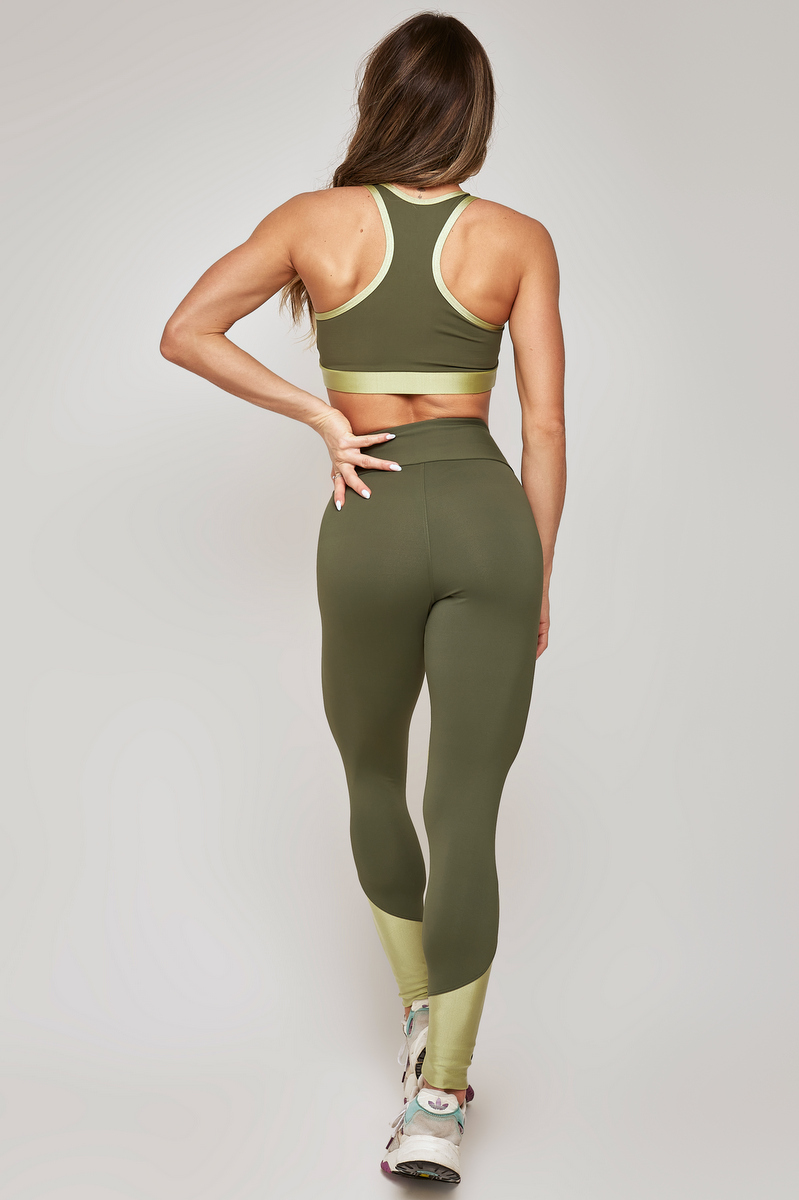 Lets Gym - Legging Elegance Verde - 2207VD