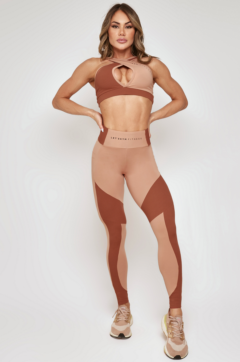 Lets Gym - Legging Surface Nude - 2119ND