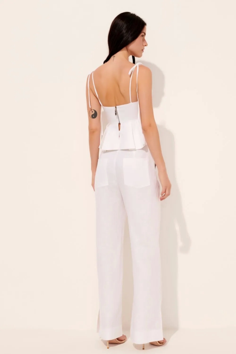 Le Blog - Carolina Off White Pants - 