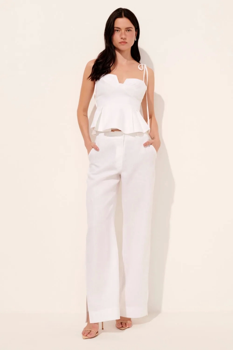 Le Blog - Carolina Off White Pants - 