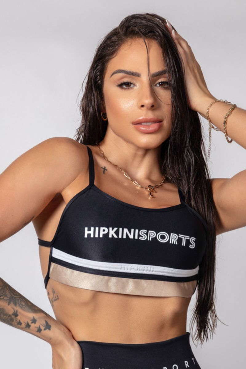 Hipkini - Black Fresh Top with Silk - 33330292