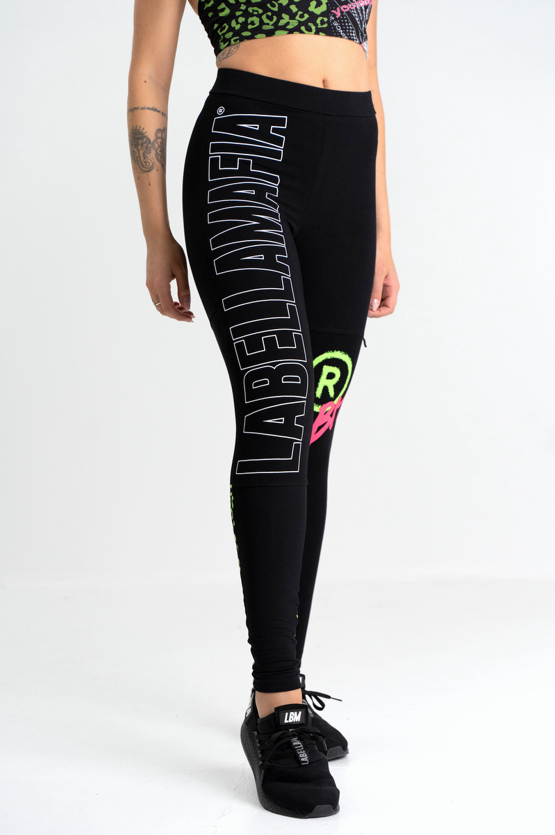 Labellamafia - Legging Casual Flow Preto Labellamafia - 32051