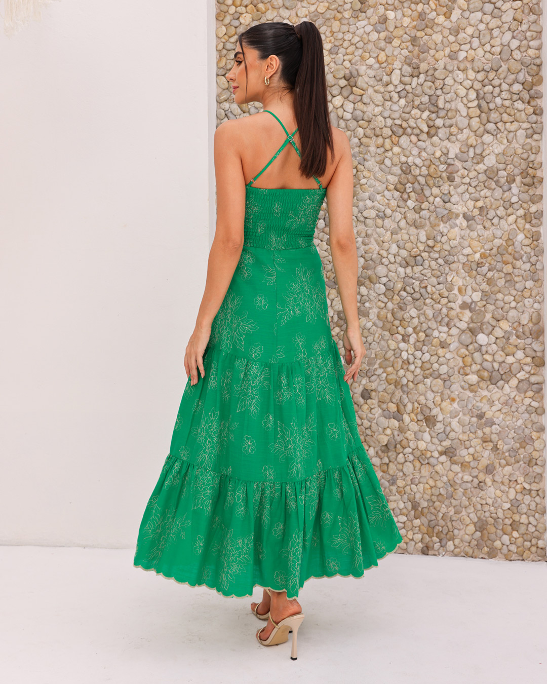 Dot Clothing - Dress Dot Clothing Longuete Laise Verde - 2160VERDE