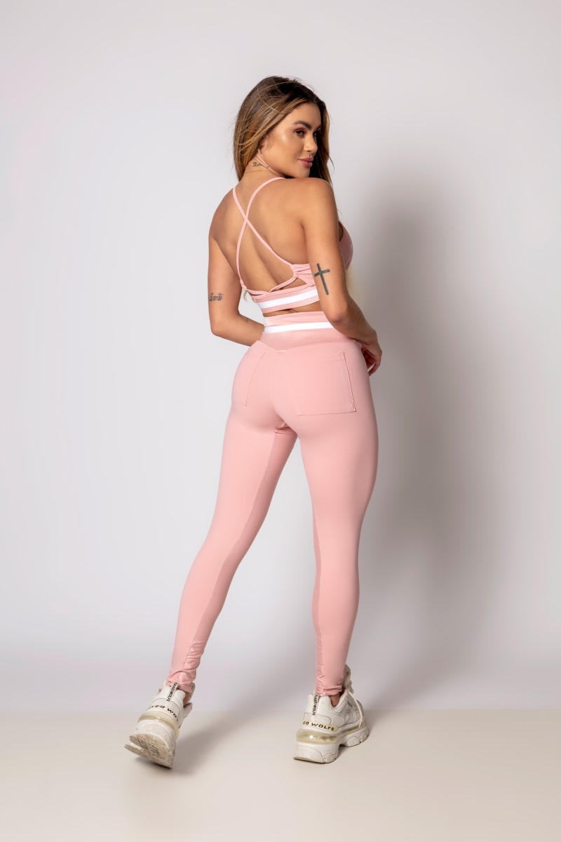 Hipkini - Legging Heaven Rosa com Silk - 33330335