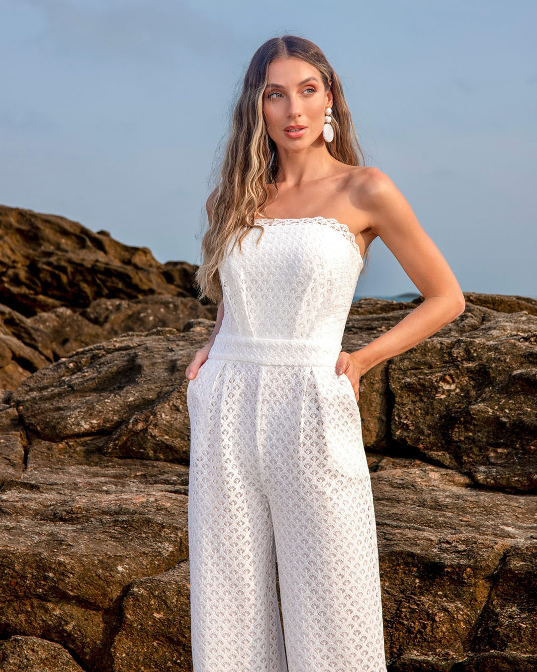 Dot Clothing - Macacão Dot Clothing Gripir Offwhite - 2198OFF