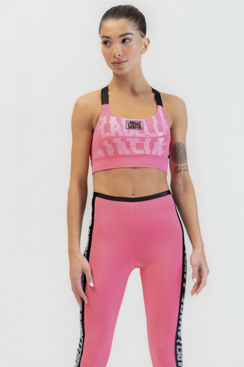 Labellamafia - Hardcore Ladies Pink Mesh Top Labellamafia - 31690