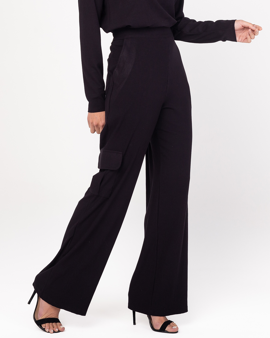 Miss Misses - Pants Miss Misses Pantalona With Pockets Black - D0020PRETO