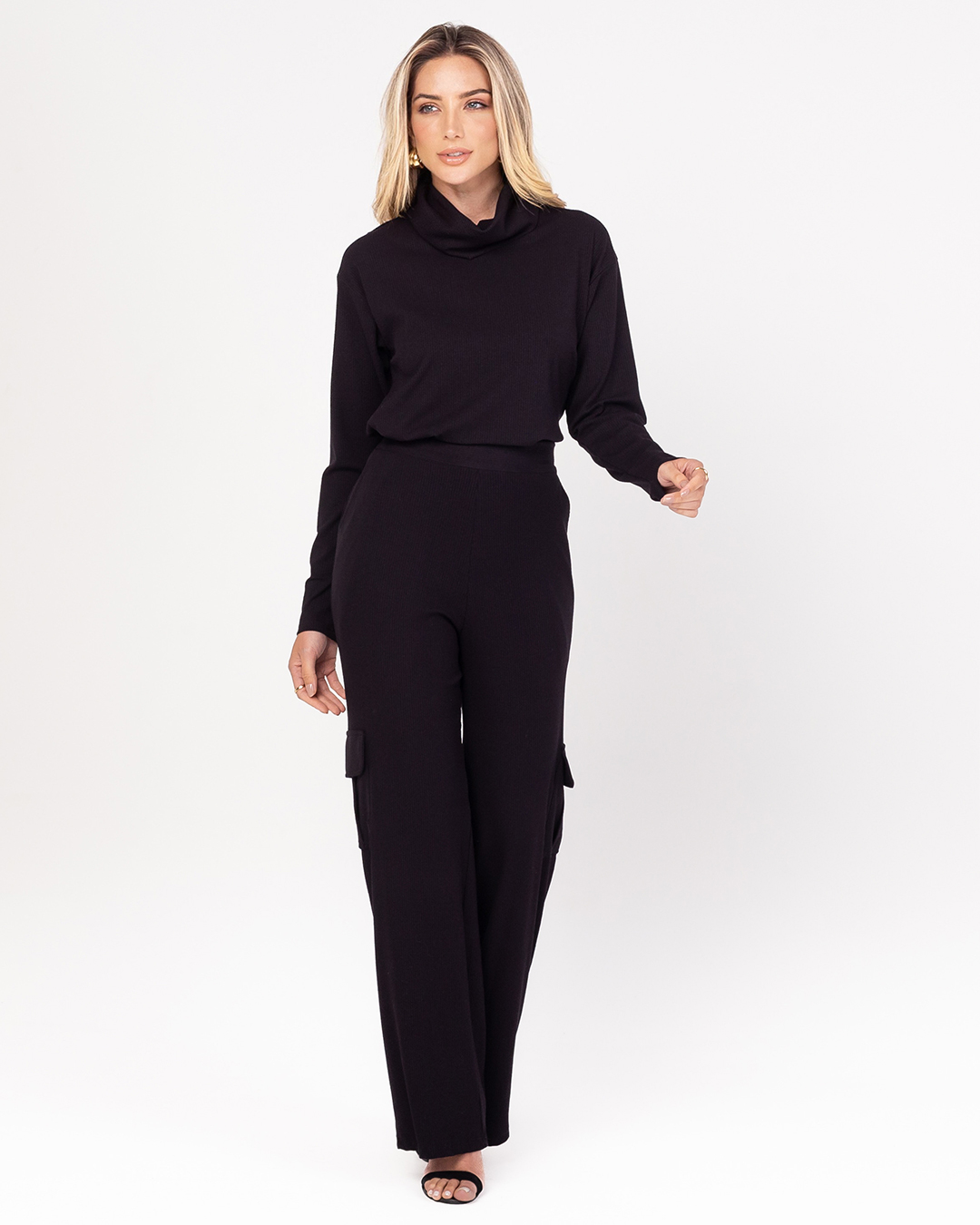 Miss Misses - Pants Miss Misses Pantalona With Pockets Black - D0020PRETO