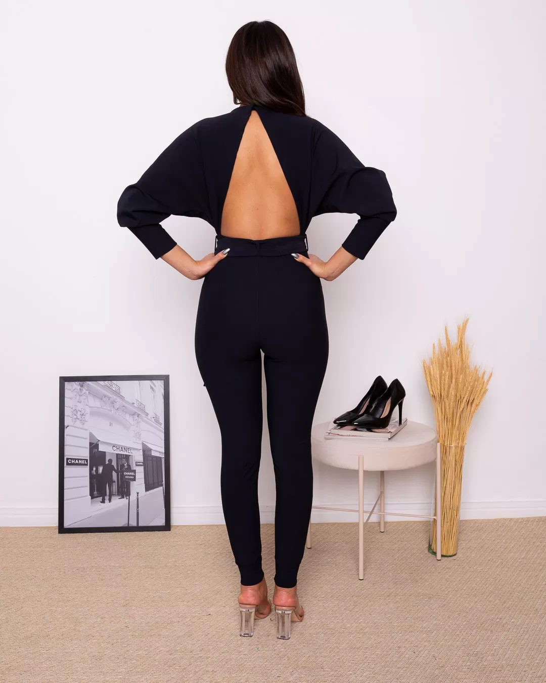 Miss Misses - Jumpsuit Miss Misses Bat Sleeve Black - 18910PRETO Miss Misses - Jumpsuit Miss Misses Bat Sleeve Black - 18910PRETO