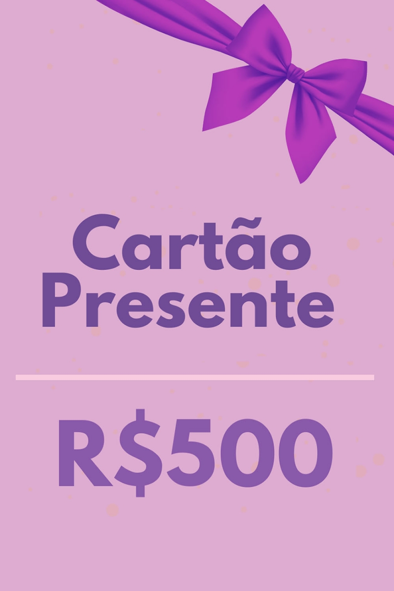 ZNG - VALE PRESENTE - R$500,00 - CARTAO500