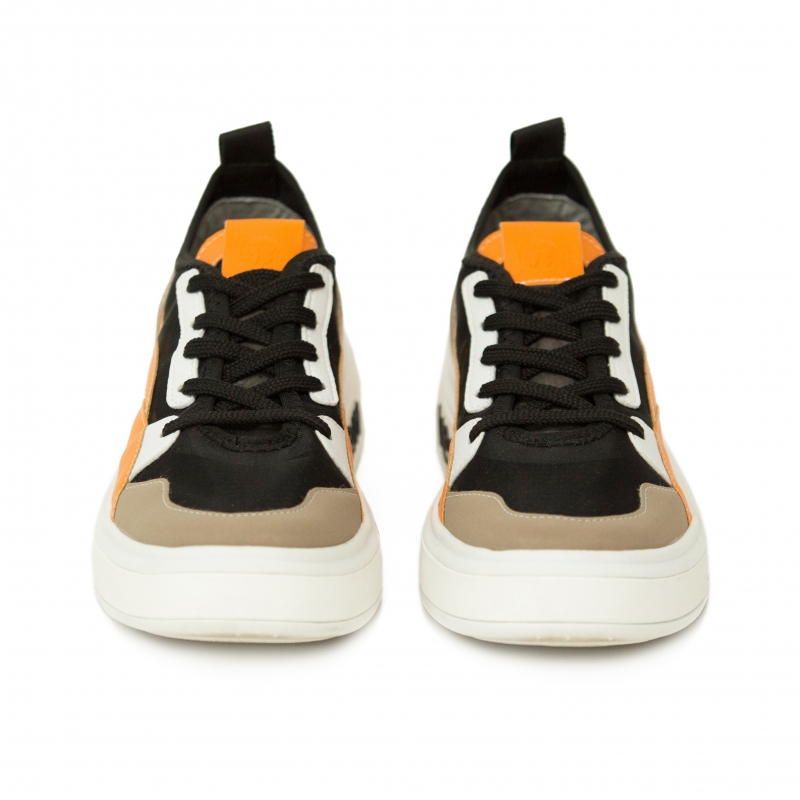 Vestem - Tenis Frida Multicolor Preto/Laranja - TE20C0499