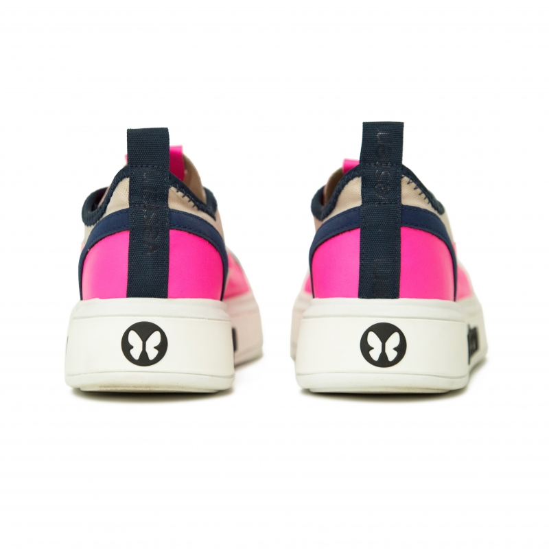 Vestem - Frida Multicolor Navy/Pink Neon Sneakers - TE20C0500