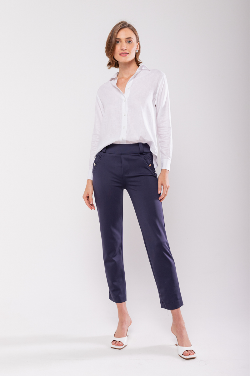 Hidrogênio - JULLY MARINO FISHERMAN PANTS - 19643004