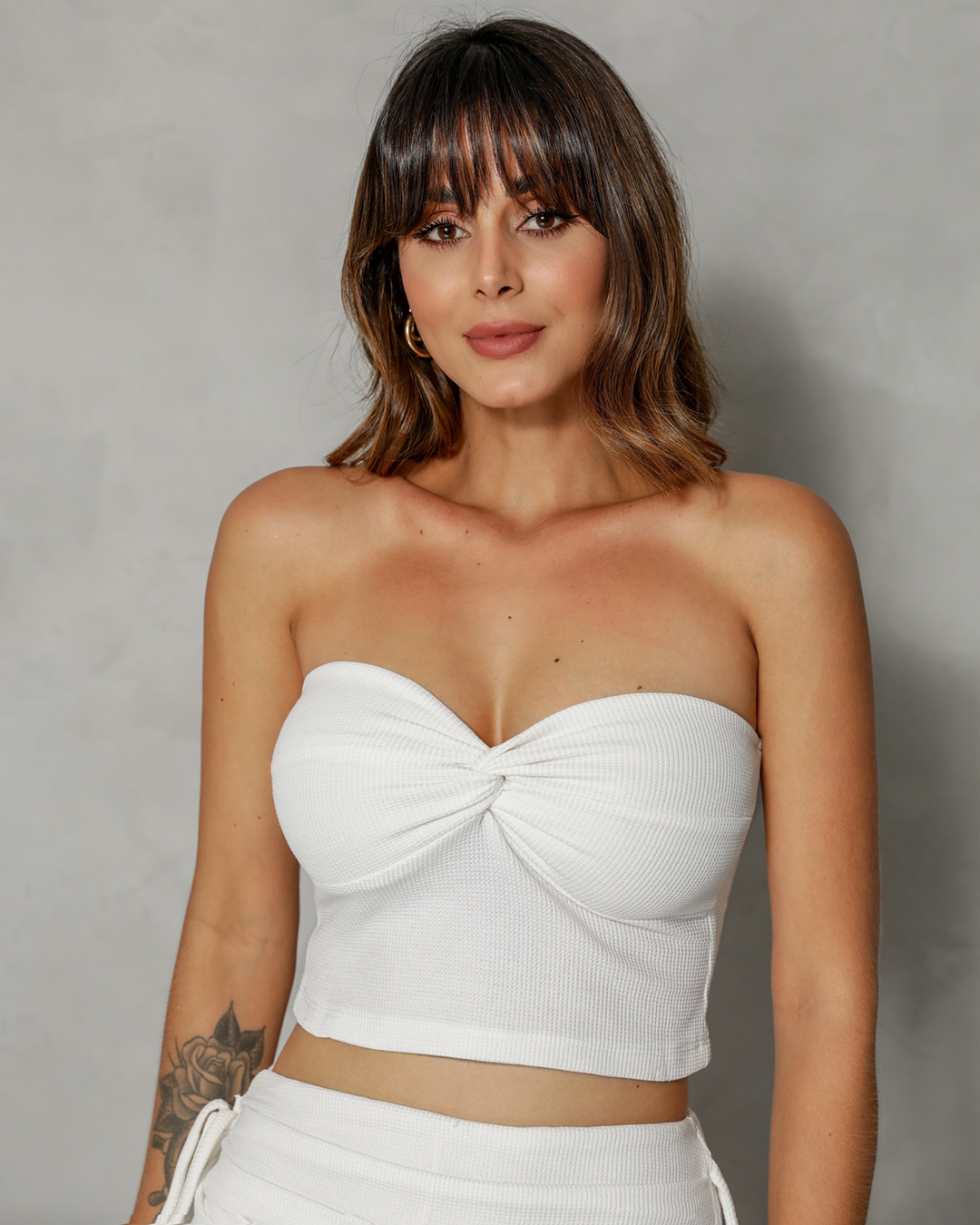 Dot Clothing - Cropped Dot Clothing Twisted Offwhite - 2158OFF