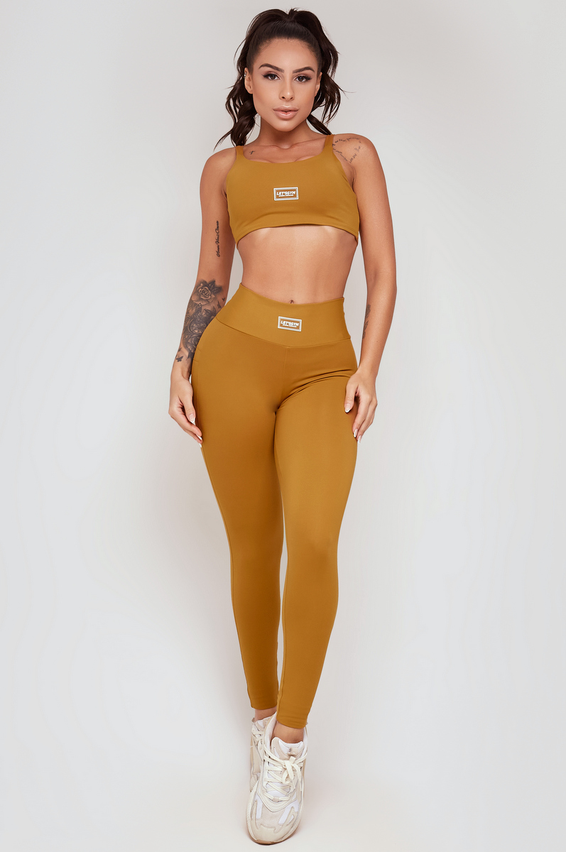 Lets Gym - Legging Basic Colors Caramelo - 1713DCM