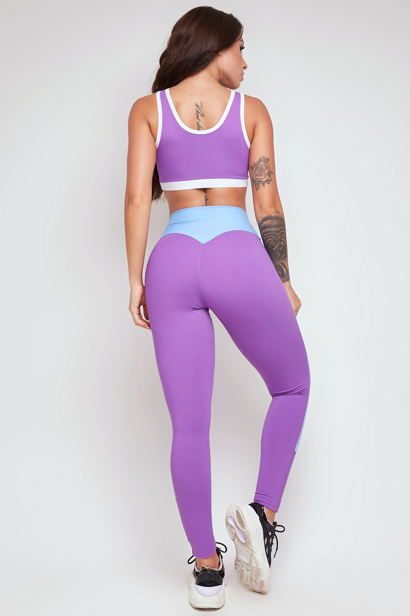Lets Gym - Focus Lavender Leggings - 2334LV