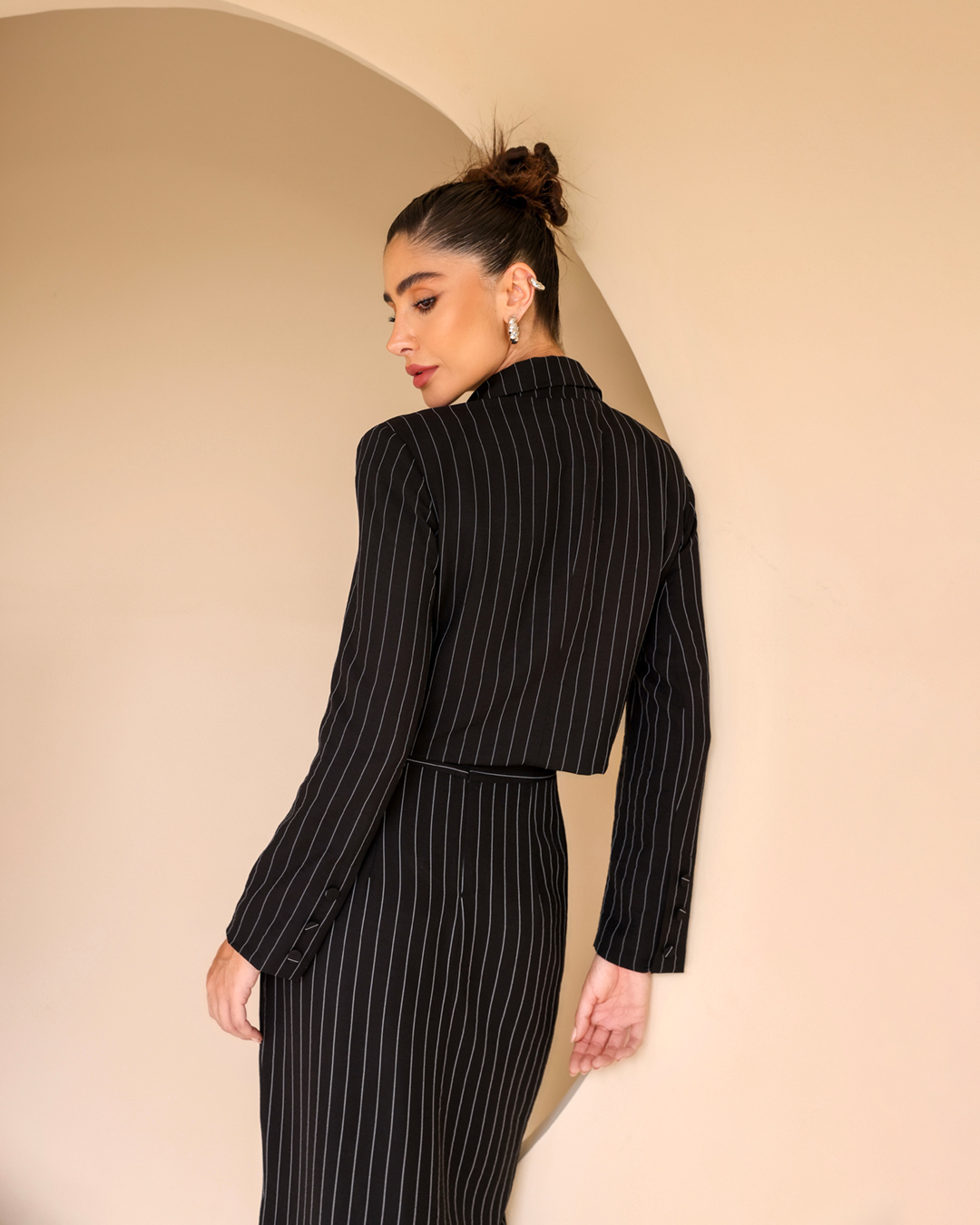 Dot Clothing - Spencer Dot Clothing Black Pinstripe - 2203PRETO