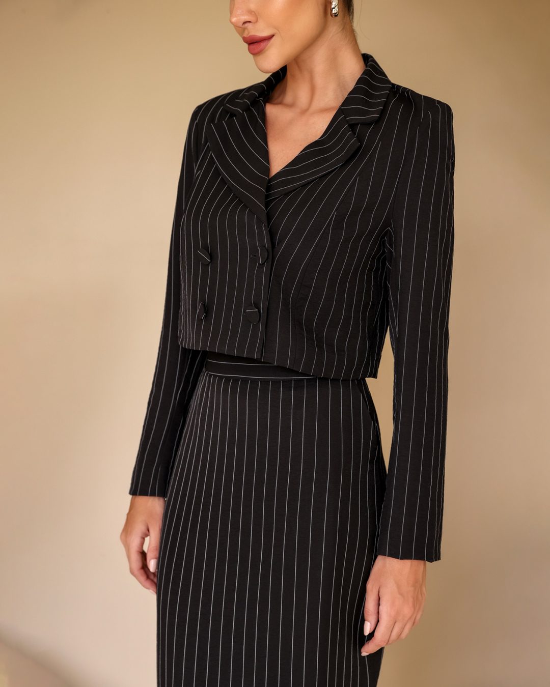 Dot Clothing - Spencer Dot Clothing Black Pinstripe - 2203PRETO