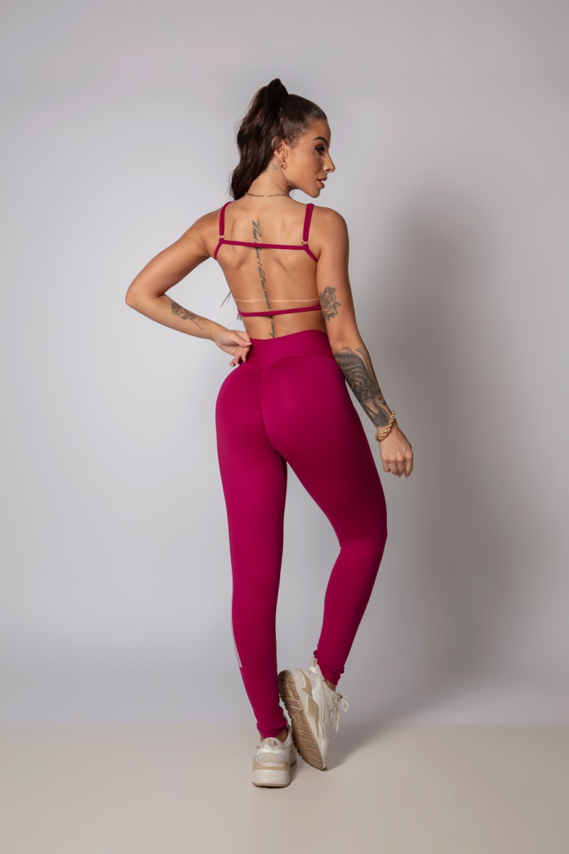 Hipkini - Legging Strong Framboesa com Silk - 33330377