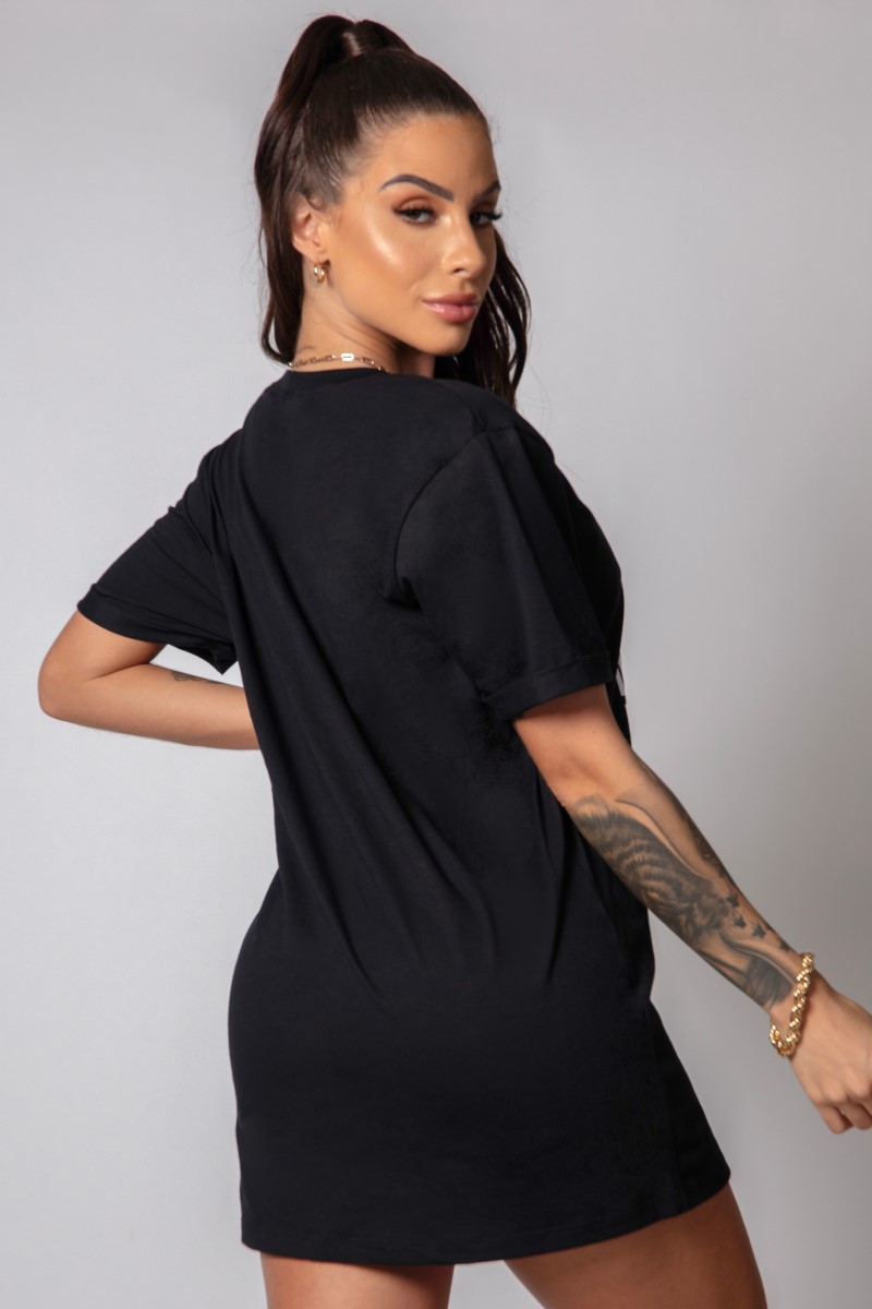 Hipkini - Large T-Shirt Strong Black with Silk - 33330384