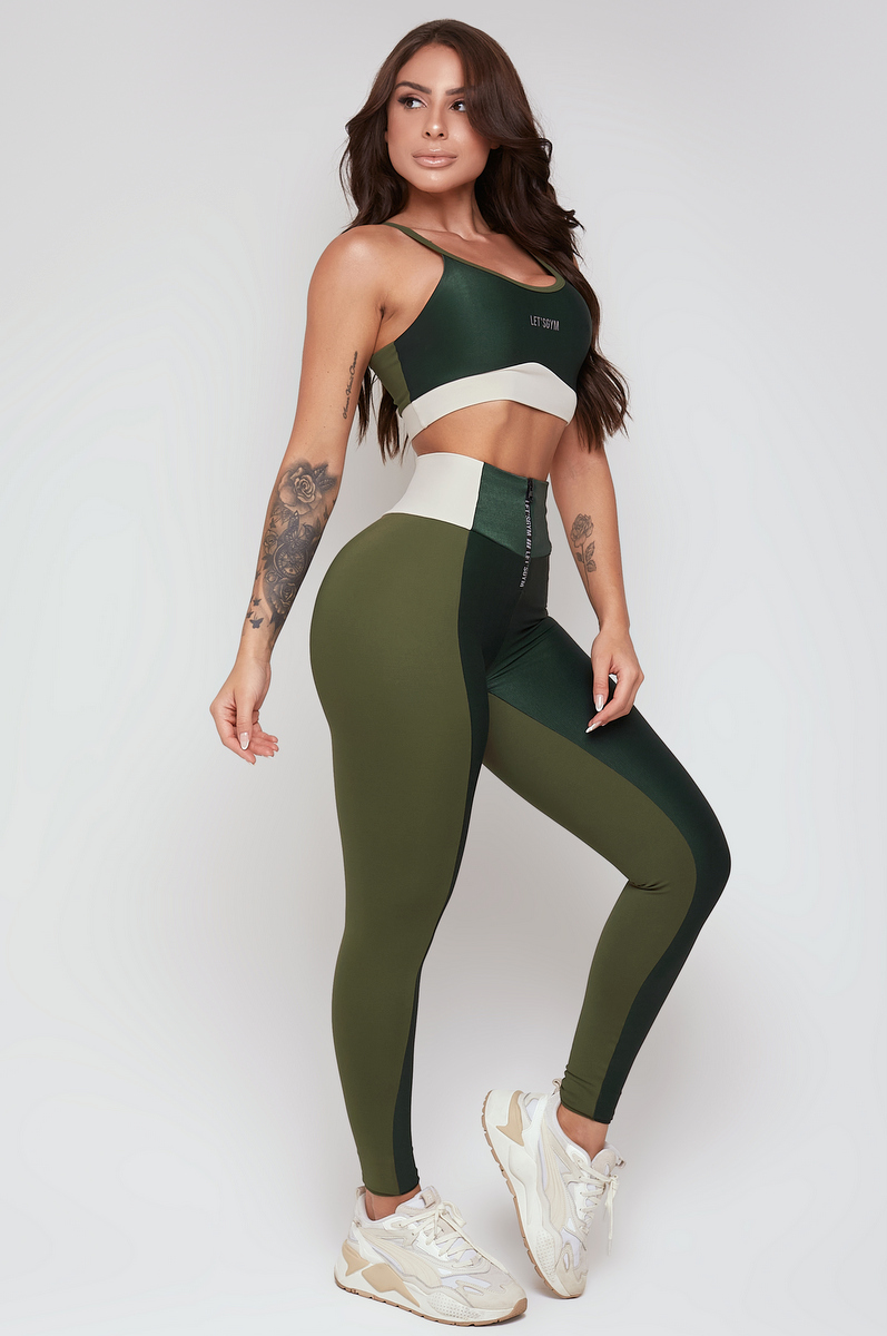 Lets Gym - Legging Glory Verde - 2285VD